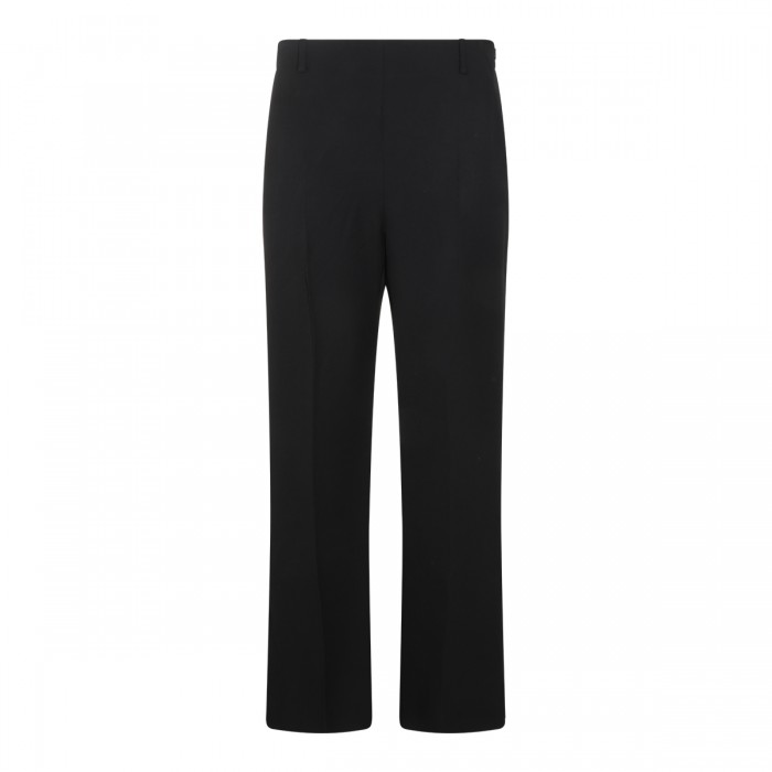 BLACK WOOL PANTS
