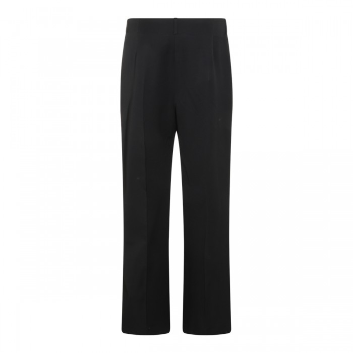 BLACK WOOL PANTS 2
