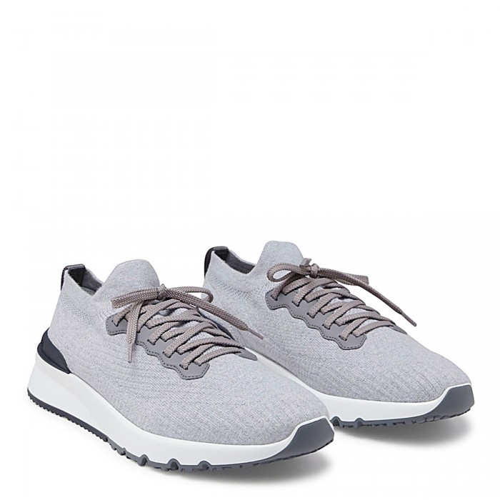 GREY CANVAS SNEAKERS 2