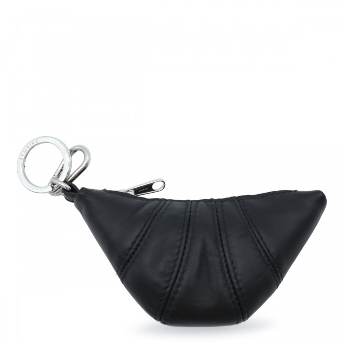 BLACK LEATHER MINI...