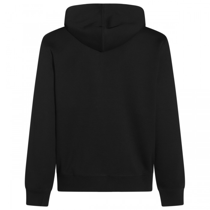 BLACK COTTON SWEATSHIRT