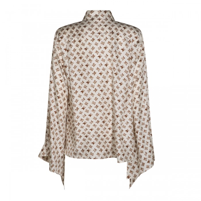 WHITE SILK MOBICE SHIRT 2