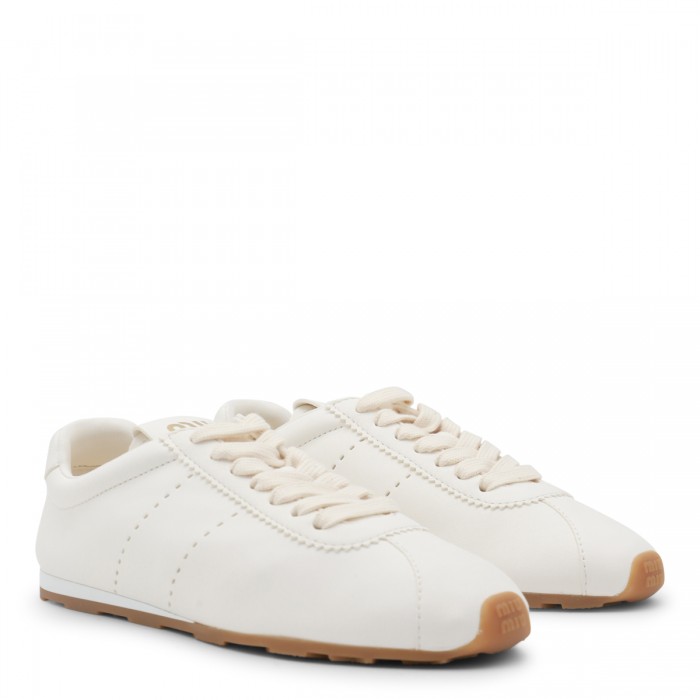 WHITE LEATHER SNEAKERS 2