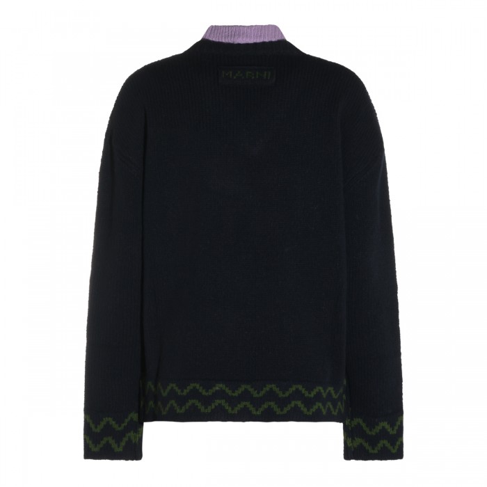 BLACK WOOL KNITWEAR 2