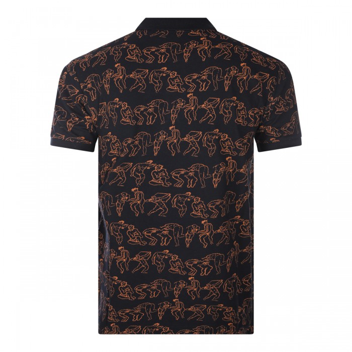 BLACK AND ORANGE COTTON... 2