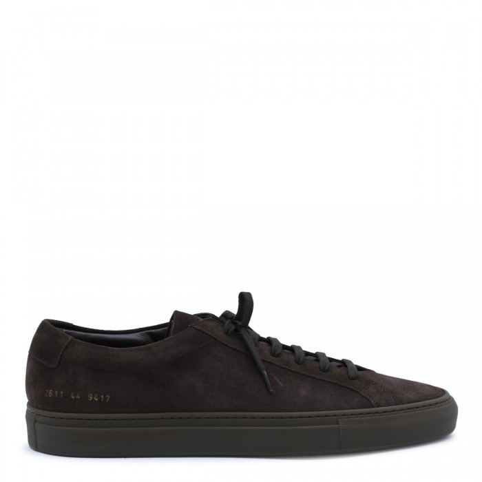 DARK BROWN SUEDE ACHILLES...