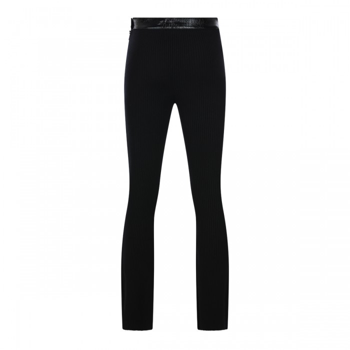 BLACK CONTRASTED VINYL RIB... 2