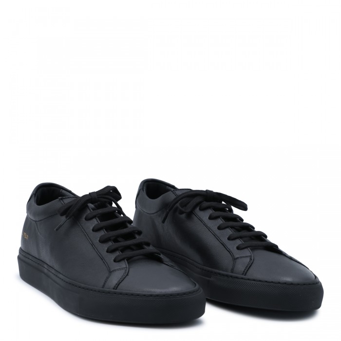 BLACK LEATHER ACHILLES... 2