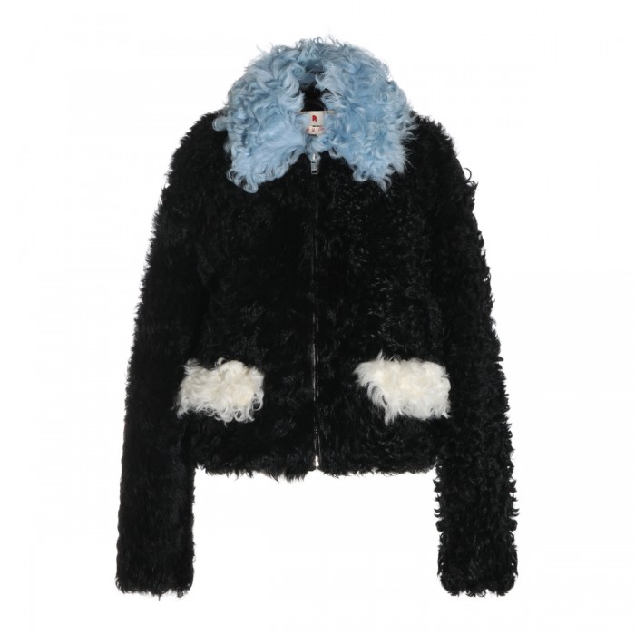 BLACK FUR JACKET