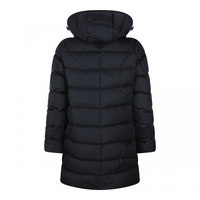 BLACK PUFFER MID DOWN JACKET 2