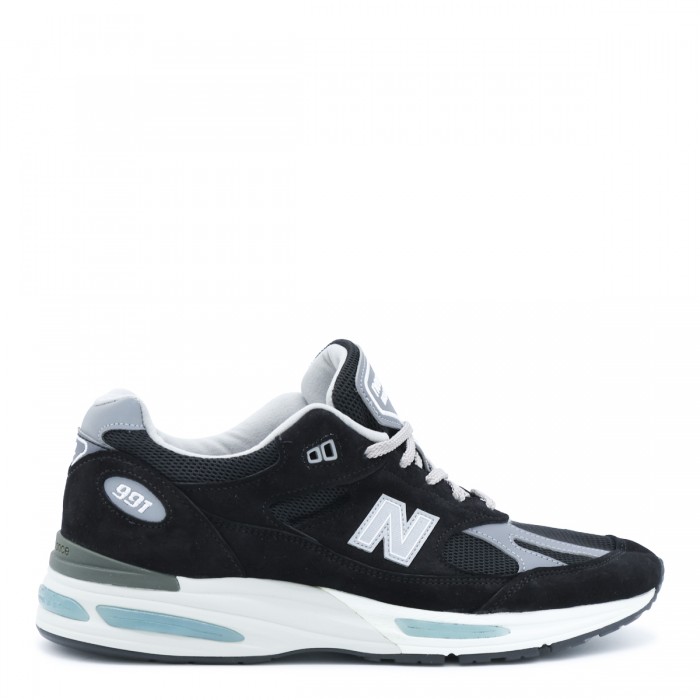 BLACK LEATHER 991 SNEAKERS