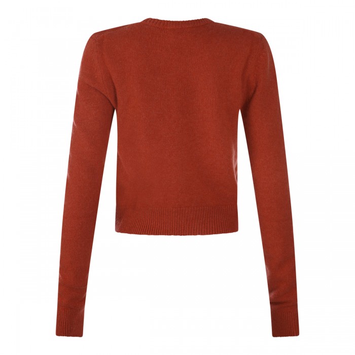 DARK RED WOOL KNITWEAR 2