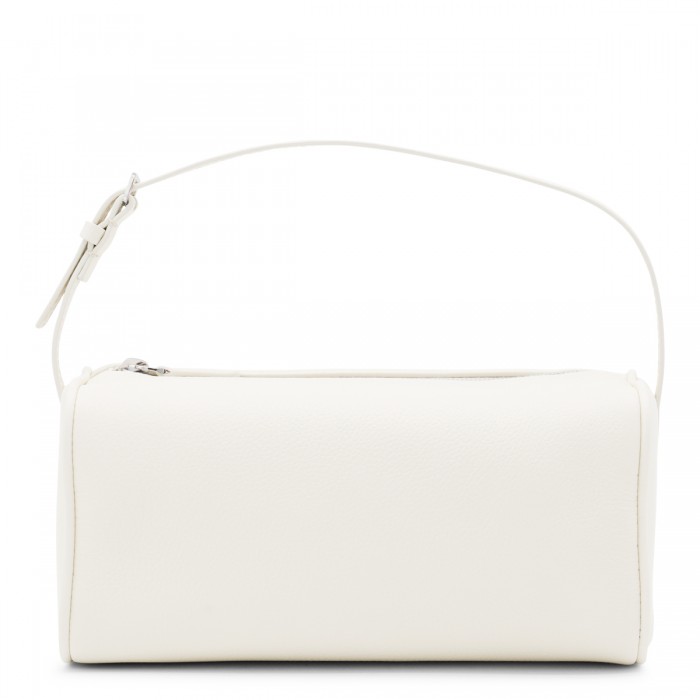 WHITE LEATHER 90'S SHOULDER...
