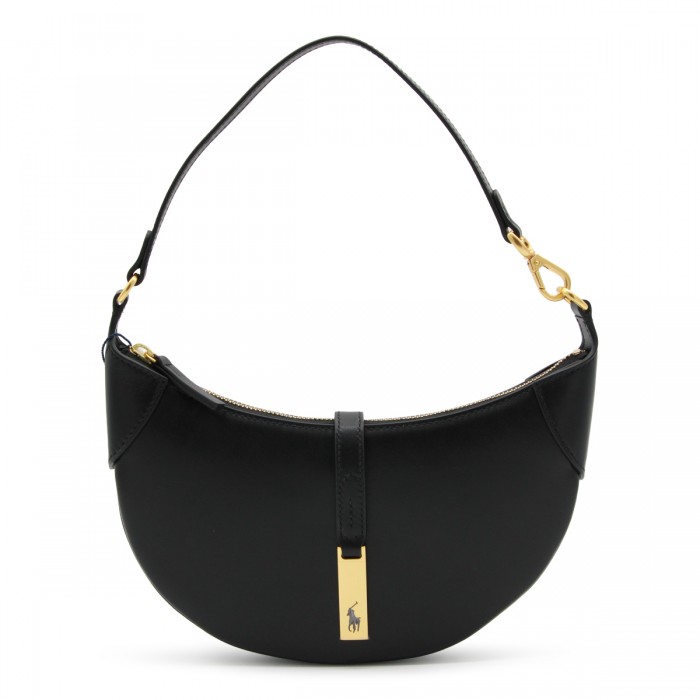 BLACK LEATHER POLO ID...