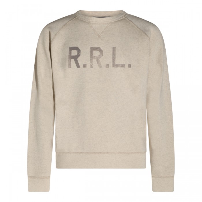 BEIGE COTTON SWEATSHIRT