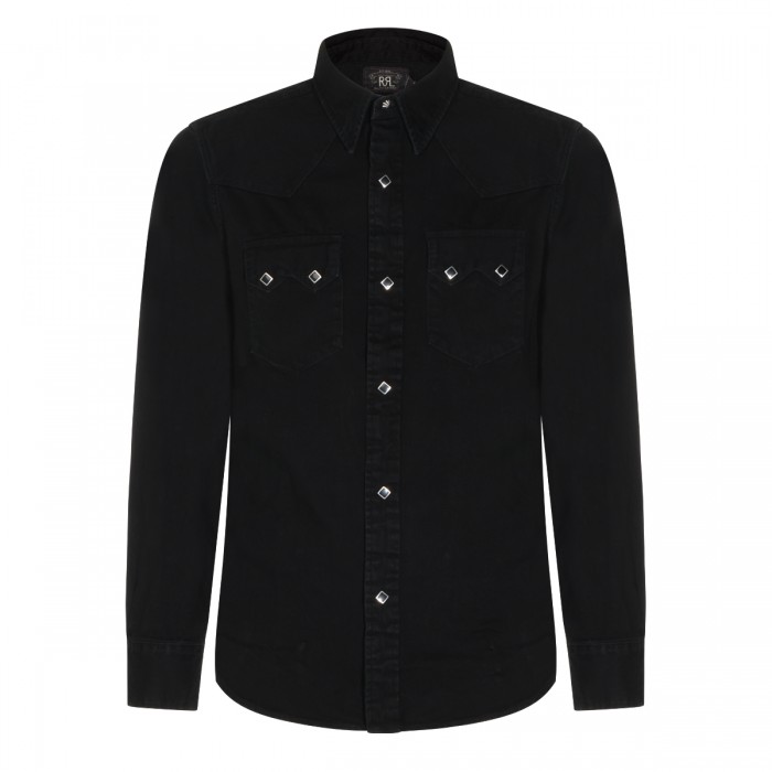 BLACK COTTON SHIRT
