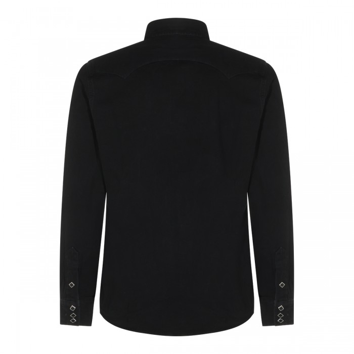 BLACK COTTON SHIRT 2
