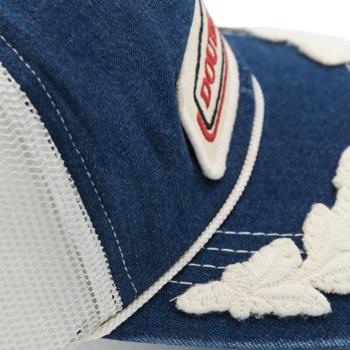 BLUE DENIM COTTON HAT 2