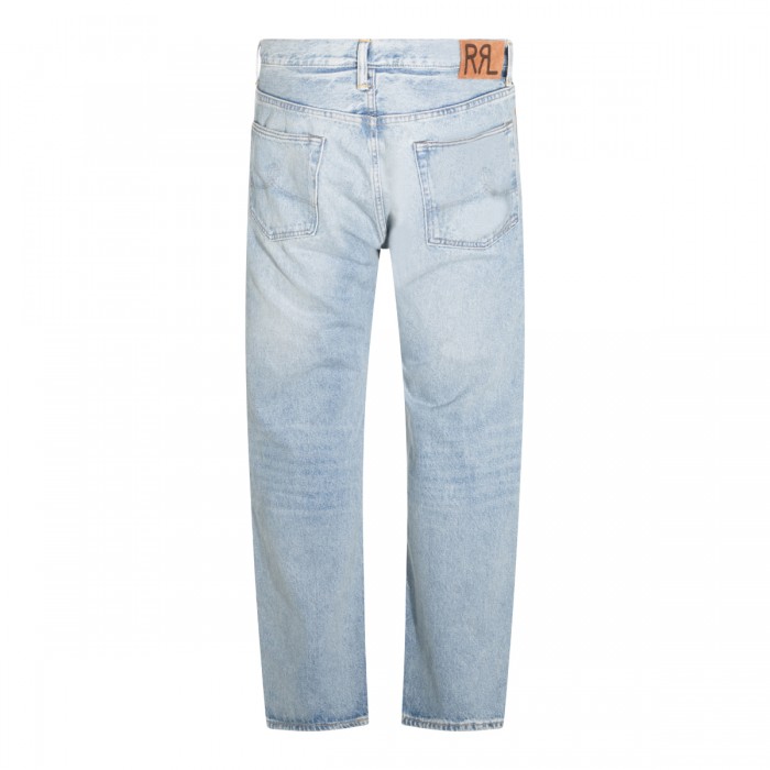 BLUE DENIM COTTON JEANS 2