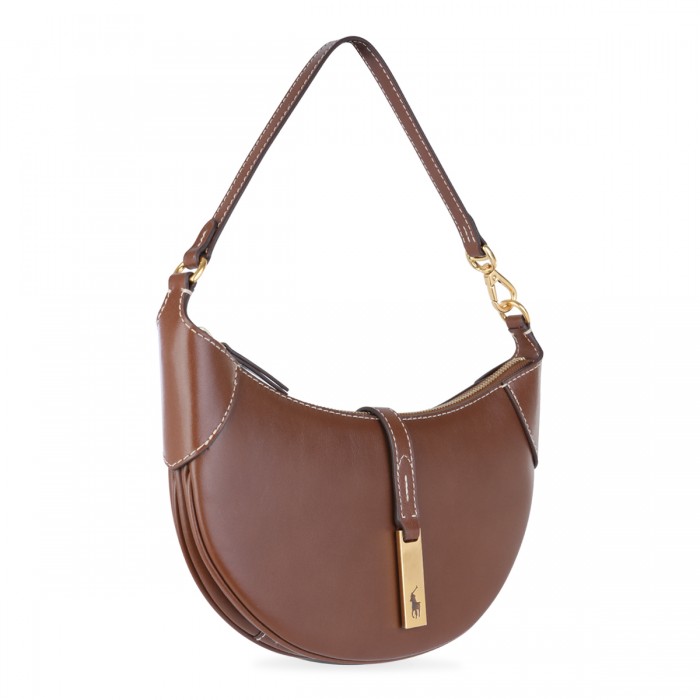 BROWN LEATHER POLO ID... 2