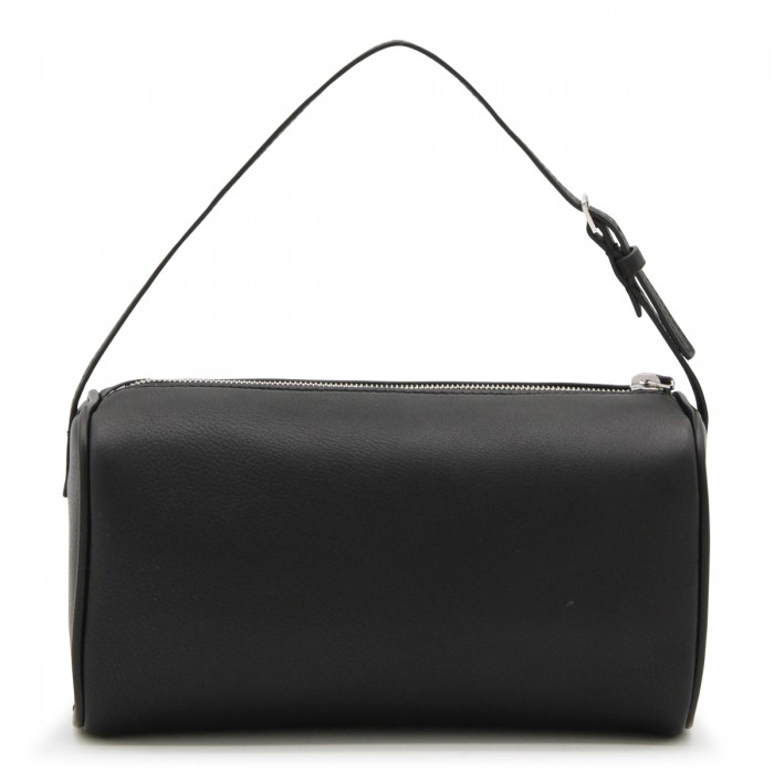 BLACK LEATHER 90'S SHOULDER...