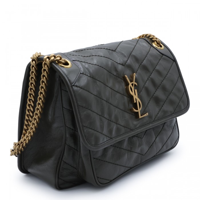DARK GREEN LEATHER NIKI... 2