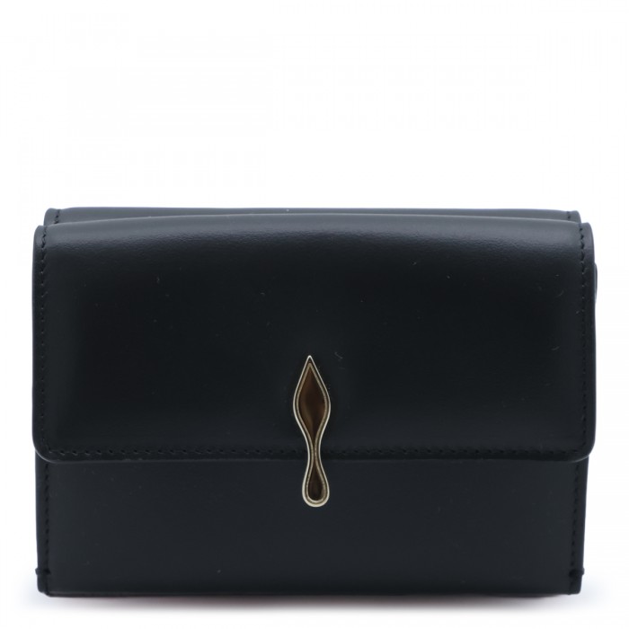 BLACK AND GOLD LEATHER...