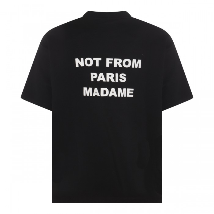 BLACK COTTON T-SHIRT 2