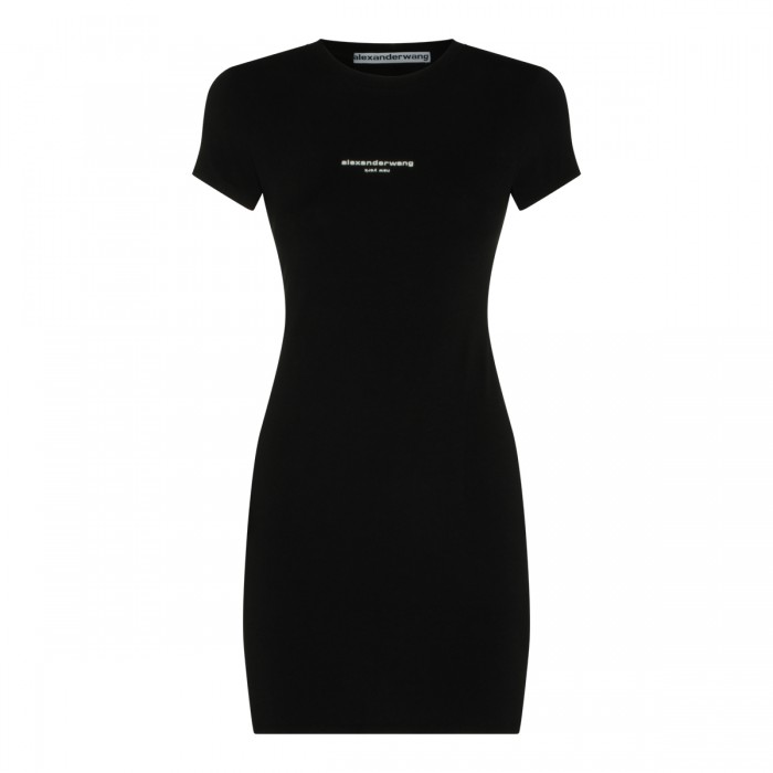 BLACK COTTON LOGO STRETCH...