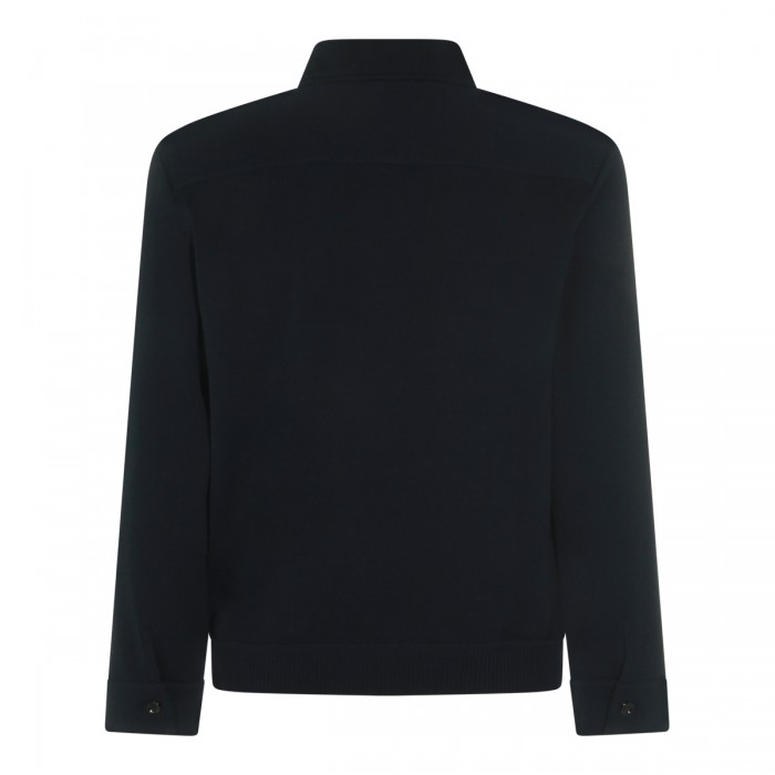 NAVY COTTON CASUAL JACKET 2