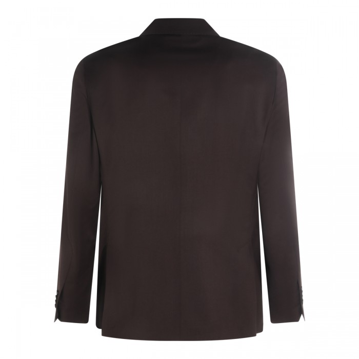 BROWN VIRGIN WOOL SUIT 2