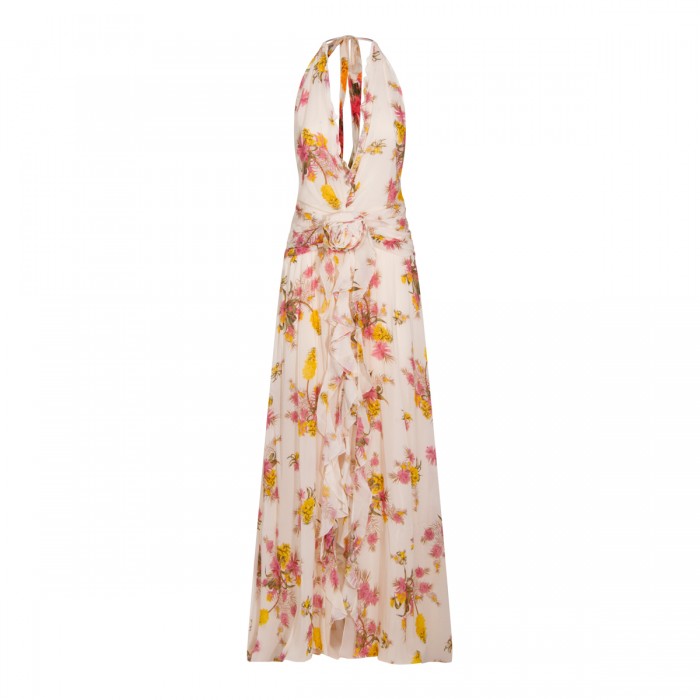 CREAM VISCOSE DRESS