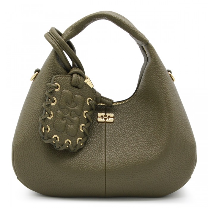 GREEN MINI HOBO SHOULDER BAG