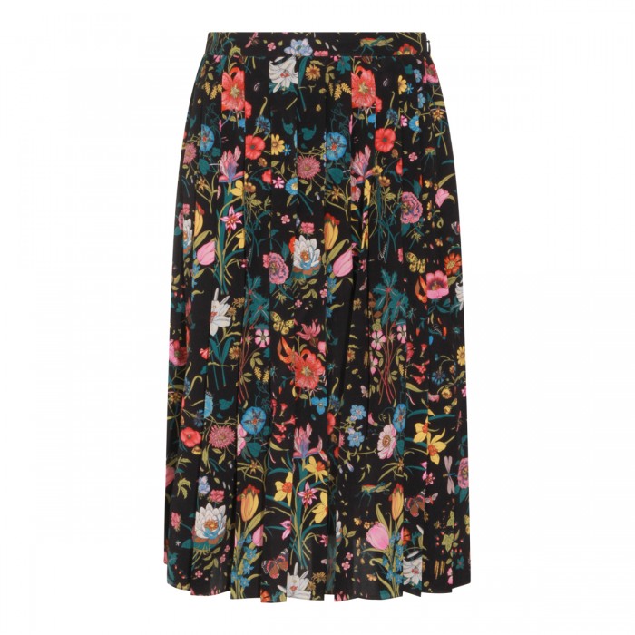 FLORA SILK SKIRT