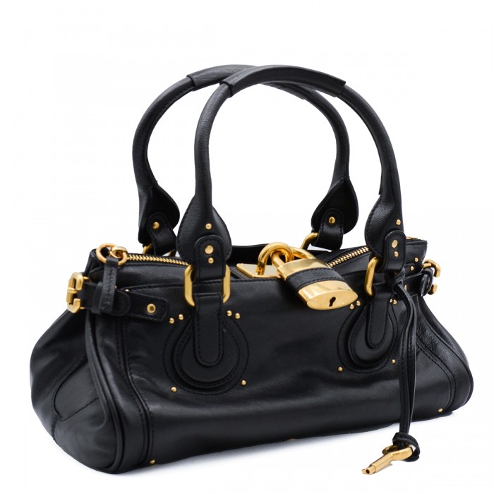 BLACK LEATHER PADDINGTON... 2