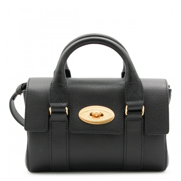 BLACK LEATHER MINI HERITAGE...