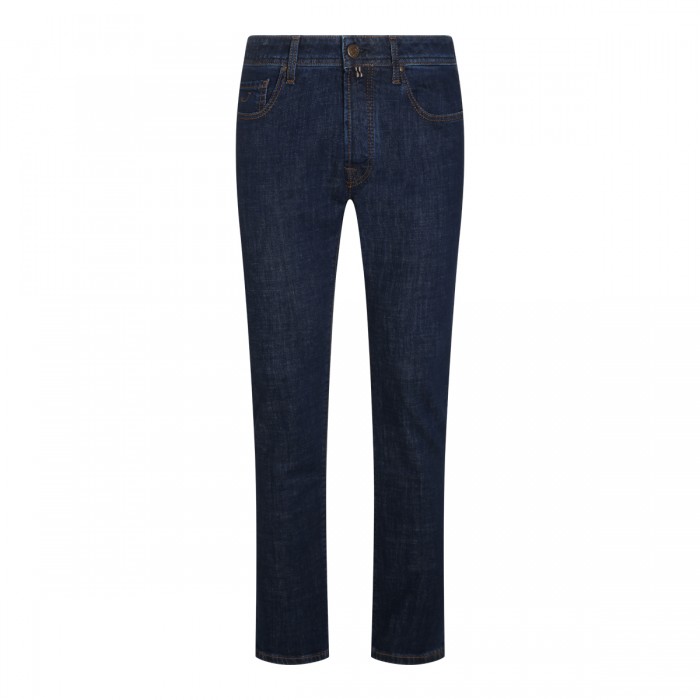 DARK BLUE DENIM STRETCH JEANS