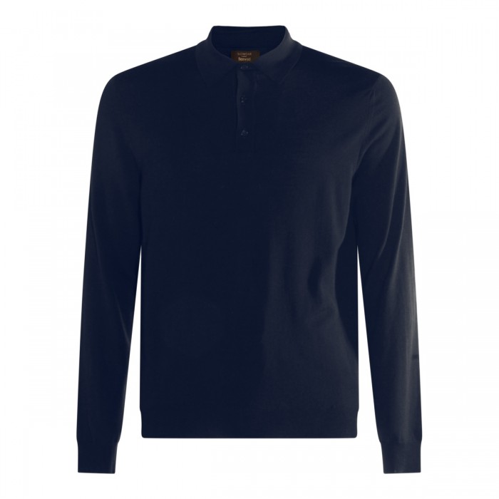 NAVY VIRGIN WOOL SWEATER