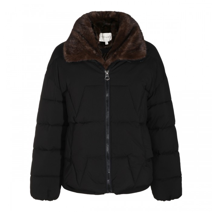 BLACK PUFFER DOWN JACKET