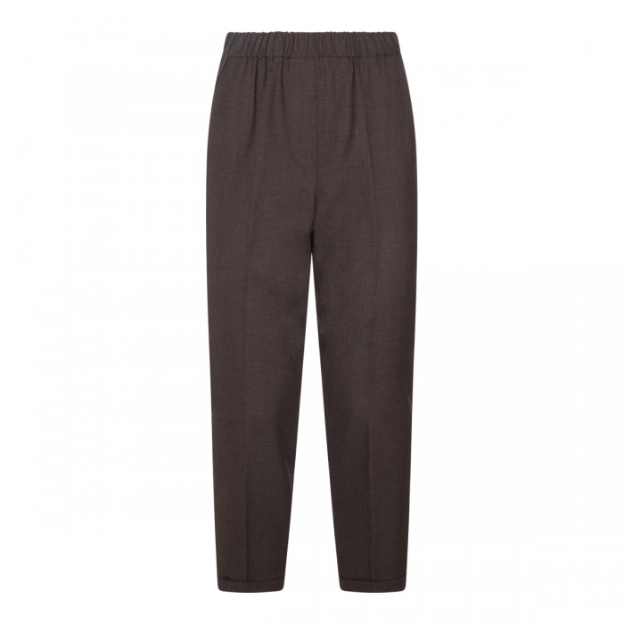 CHOCO WOOL BLEND PANTS