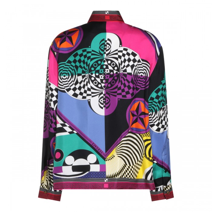 MULTICOLOR SILK BAROQUE SHIRT 2