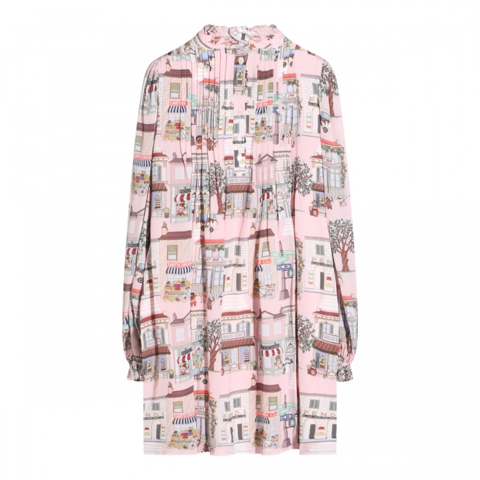PINK VISCOSE DRESS 2