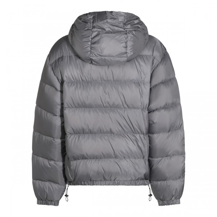 GREY METAL PUFFER DOWN JACKET 2