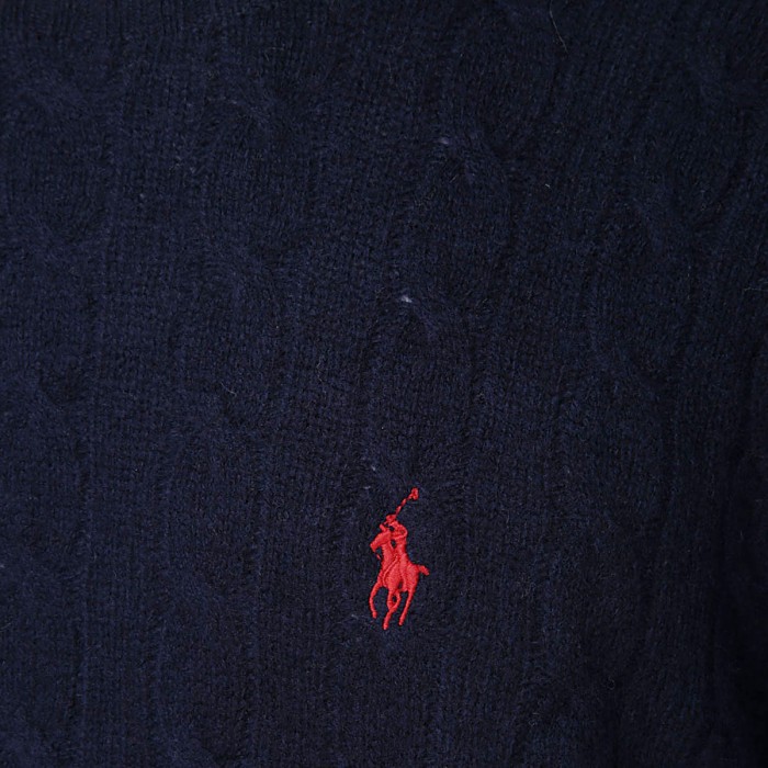 DARK BLUE WOOL KNITWEAR 2