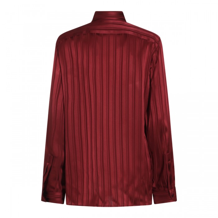 BORDEAUX SILK SHIRT 2