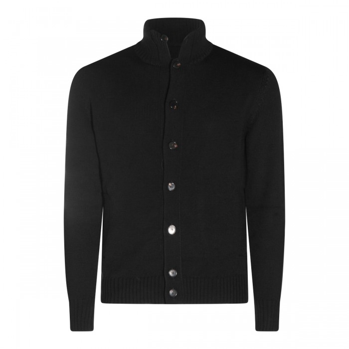 BLACK VIRGIN WOOL SWEATER