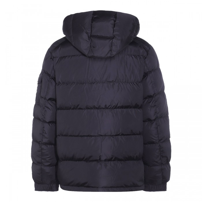 DARK BLUE NYLON DOWN JACKET 2