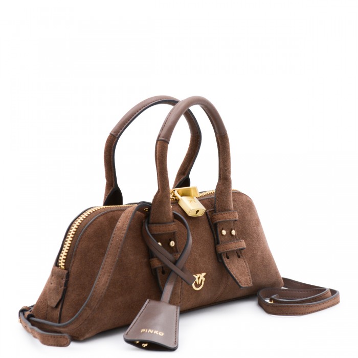 BROWN LEATHER BOWLING TOP... 2