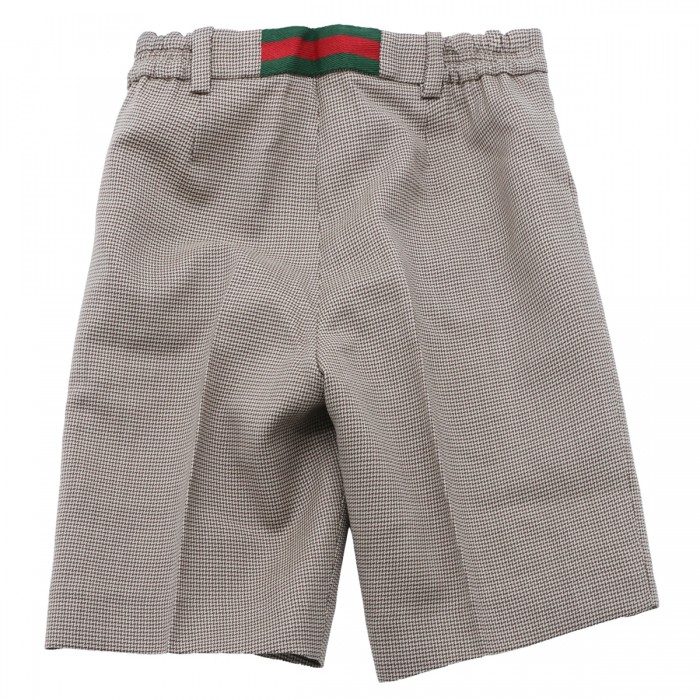 GREY WOOL BLEND BERMUDA... 2