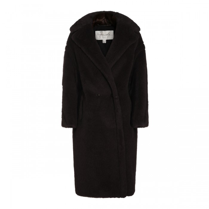 EBONY MOHAIR AND WOOL BLEND...
